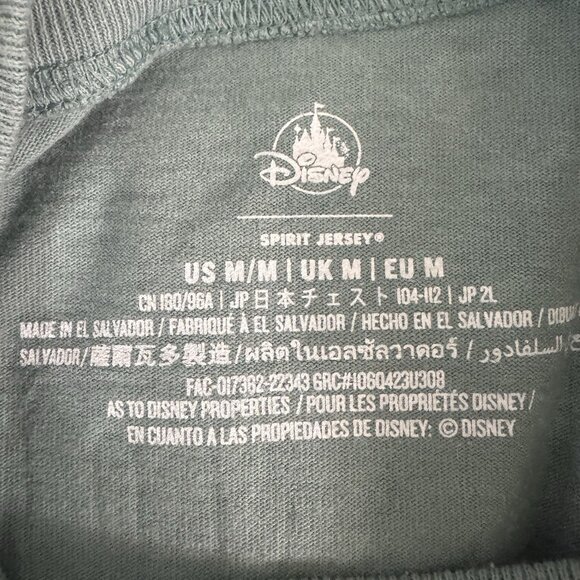 Disney Parks Haunted Mansion Hat box Ghost Spirit Jersey Adult Sz M Glow in Dark - Picture 8 of 8